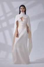 Serene Royal Cape Gown - Image 2