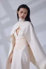 Serene Royal Cape Gown - Image 5