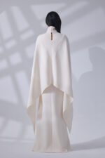 Serene Royal Cape Gown - Image 3