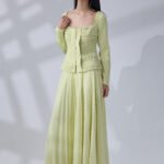 Skirt and blouse set