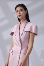 Icon Pink Blazer Dress. - Image 3