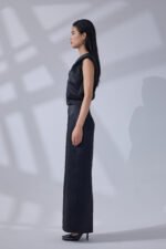 Black Satin Starfish Dress. - Image 4