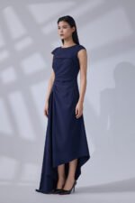 Dahlia Navy Dress - Image 2