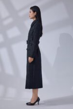 Midnight Wool Elegance Coat - Image 6