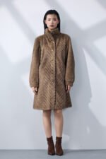 Ivory Chevron Coat - Image 6