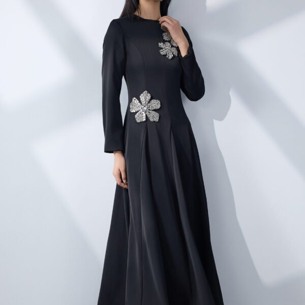 Astra Crystal-Bloom Gown