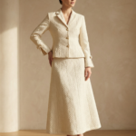 Two-piece jacquard set