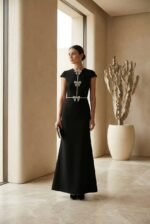 Pearl Bow Dress - Image 3